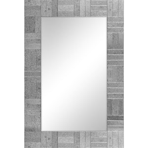 Columbia 36 in. x 24 in. Modern Rectangle Framed Decorative Mirror