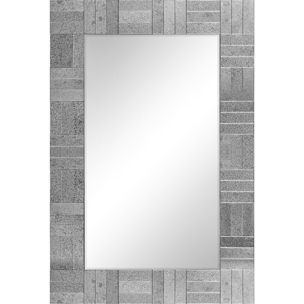 Camden Isle Columbia 36 in. x 24 in. Modern Rectangle Framed Decorative Mirror