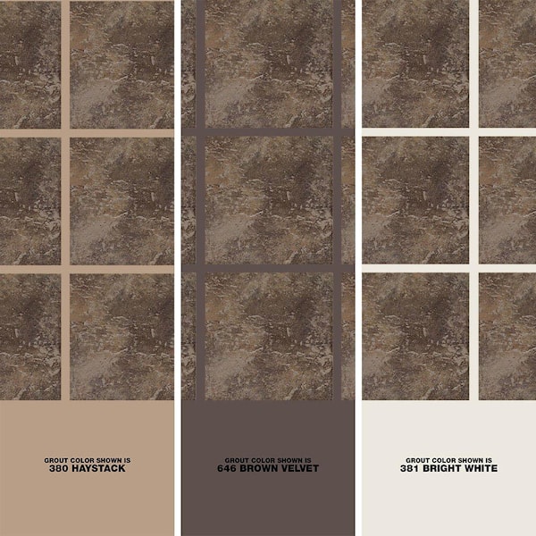 Daltile Continental Slate Moroccan Brown 4 in. x 4 in. Porcelain