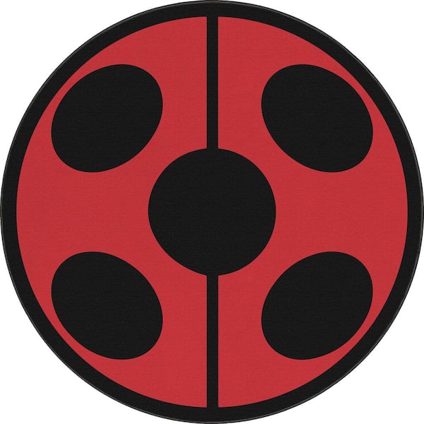 Cute Ladybug - Red and Black Classic Round Sticker