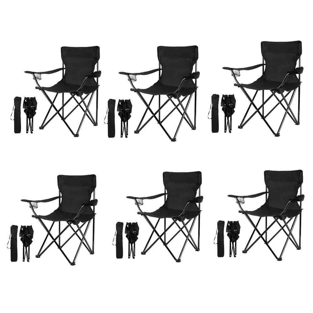 TIRAMISUBEST TAdventurer Lightweight Folding Camping Chair Black (Set
