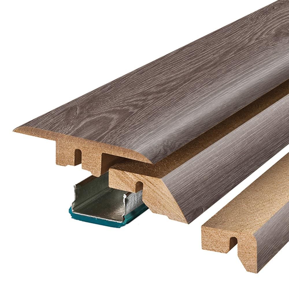 Malted 0.75 in. T x 2.37 in. W x 78.7 in. L Textured Wood Look Laminate Moulding/Trim 4 in 1 Molding price history on PriceWatchPro