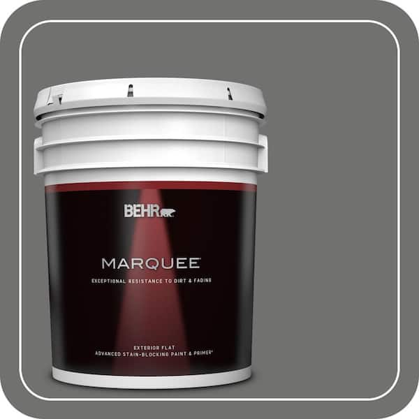 BEHR MARQUEE 5 gal. #MQ2-61 Magnet Flat Exterior Paint & Primer
