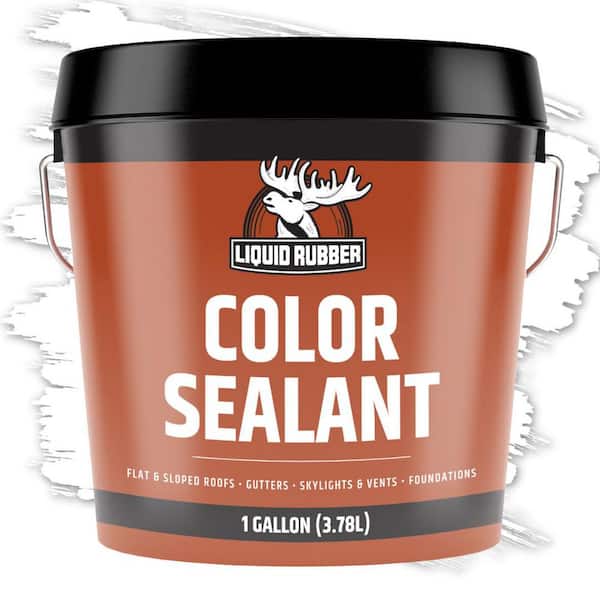 LIQUID RUBBER Liquid Rubber Color Sealant, 1 Gal. White