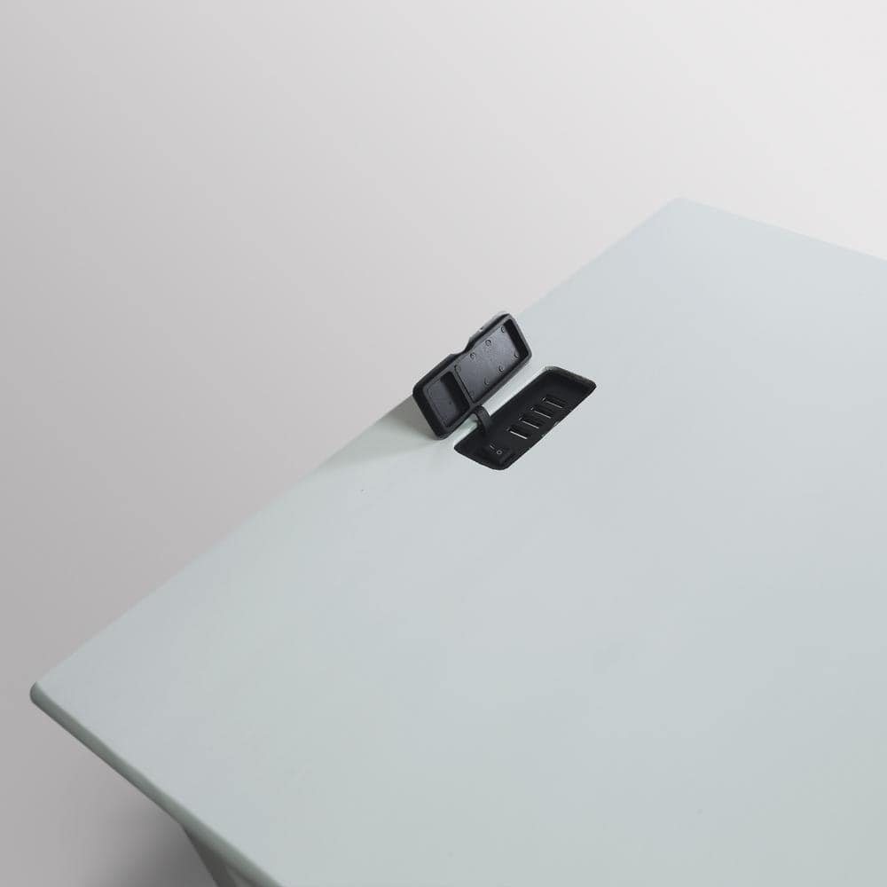 Night Owl White Solid Pine Nightstand with USB Charging Station