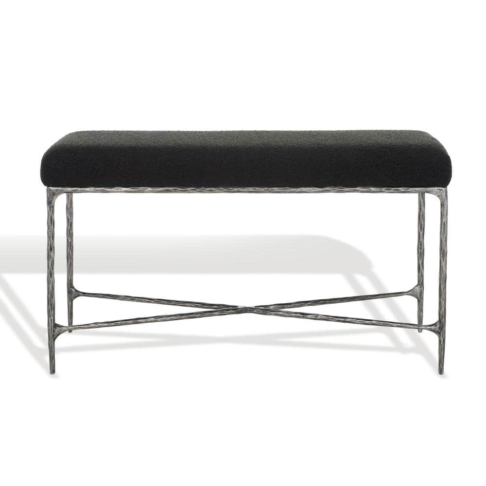 Mandy Black Entryway Bench 36 in.
