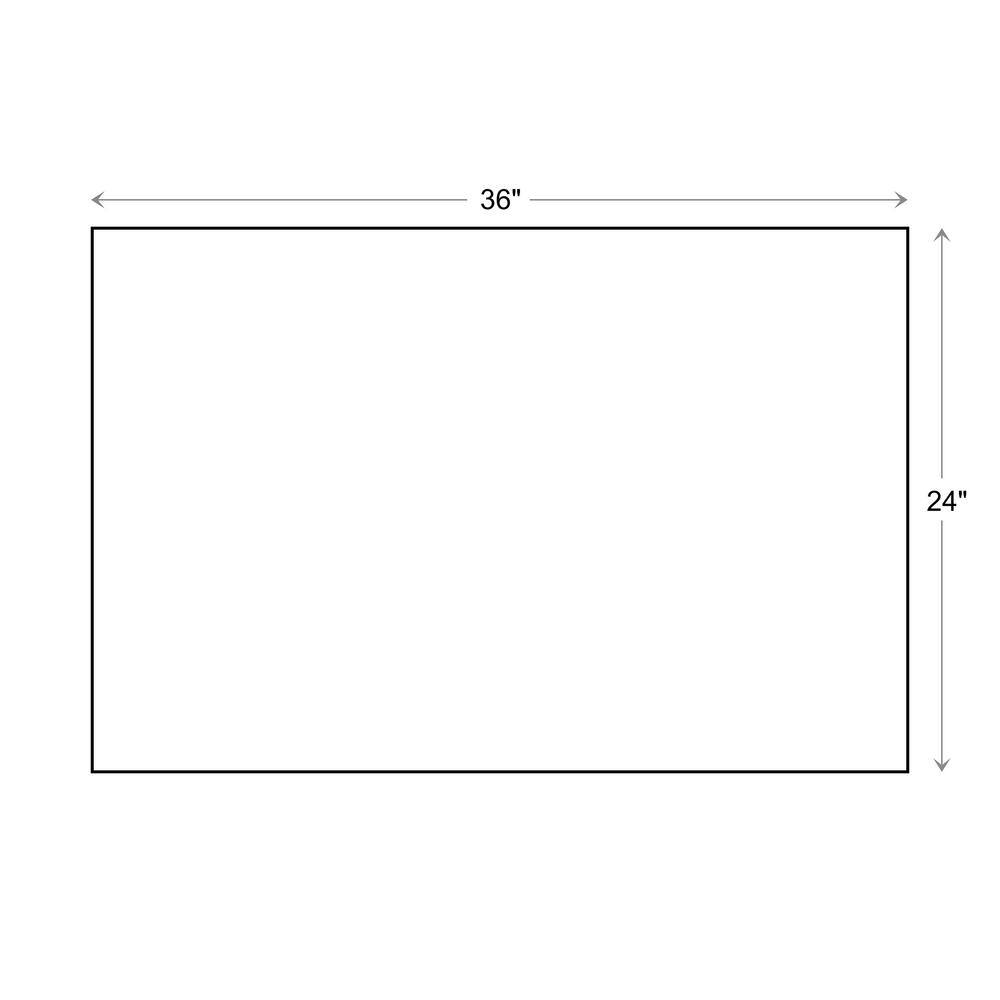 Modern Coir and Vinyl Rectangular Outdoor Doormat, 17" x 29"