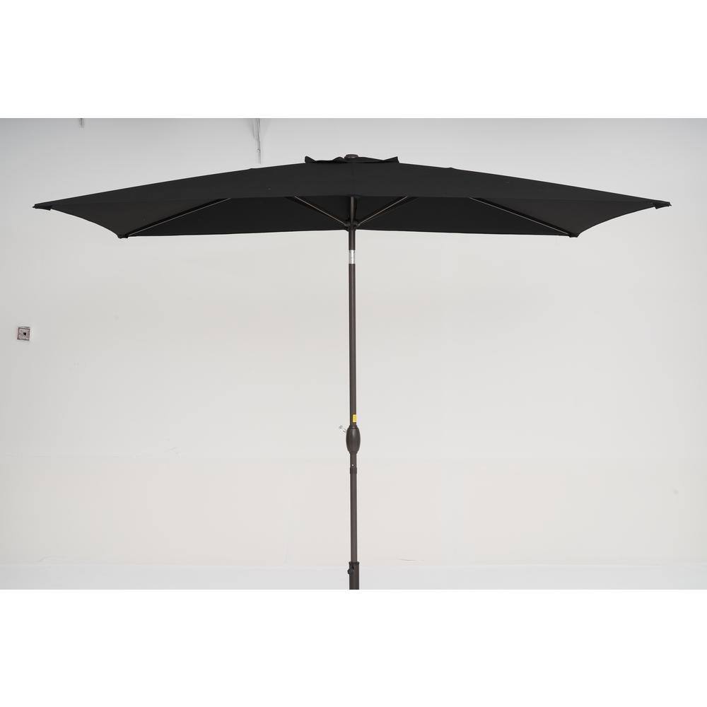 10 ft. Market Patio Umbrella in Black Middle