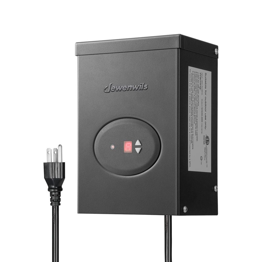 Low Voltage 300-Watt Metal Landscape Lighting Transformer with Dusk to Dawn Sensor and Timer price history on PriceWatchPro