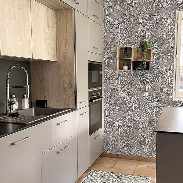 Buy Grey Tiles Design Peel And Stick Self Adhesive Wallpaper by 100yellow  Online  Pattern  Textures Wallpapers  Wallpapers  Furnishings   Pepperfry Product