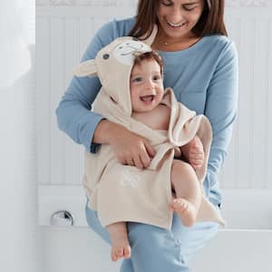 Character Hooded Cotton Bath Towel