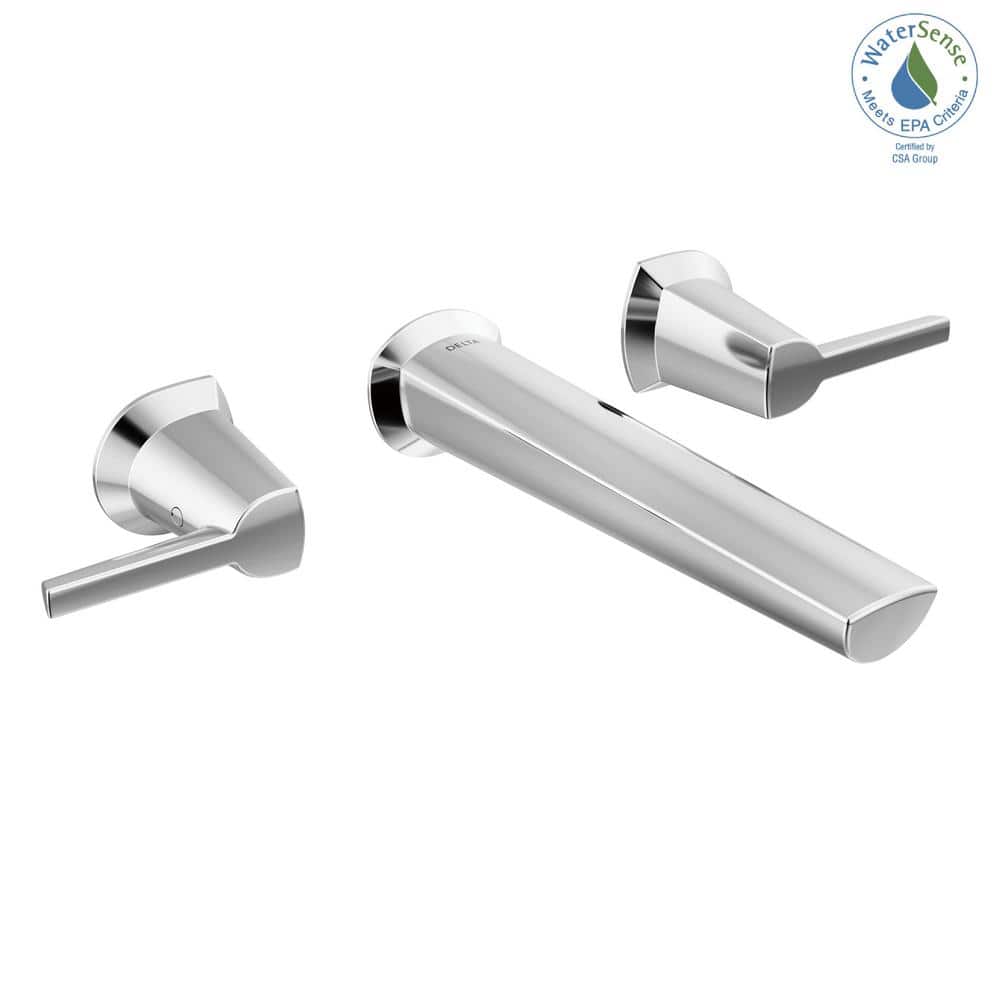 Sleek Sailboat-Inspired Chrome Wall-Mount Bathroom Faucet