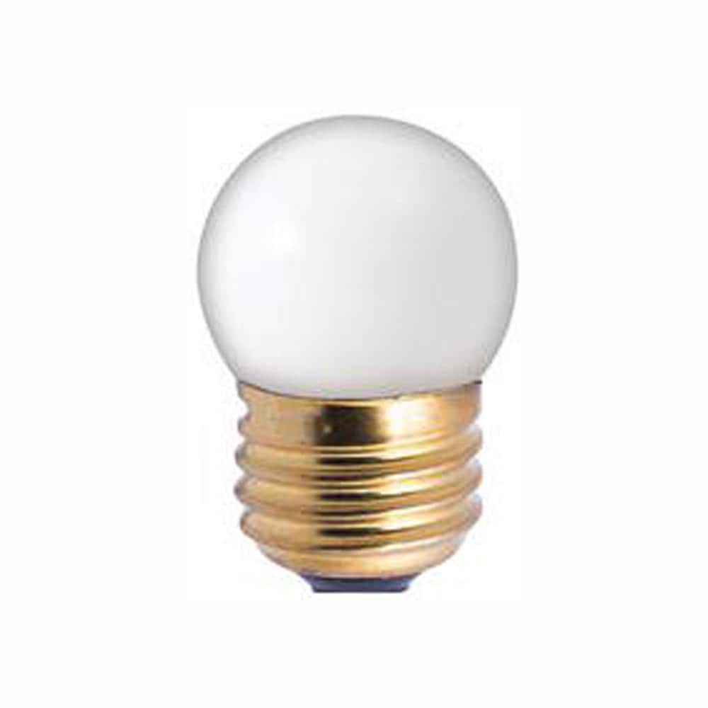 60-Watt Equivalent G40 with Medium Screw Base E26 in White Finish Dimmable 