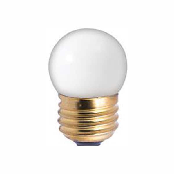 60-Watt Equivalent G40 with Medium Screw Base E26 in White Finish Dimmable 2700K Incandescent Light Bulb 25-Pack