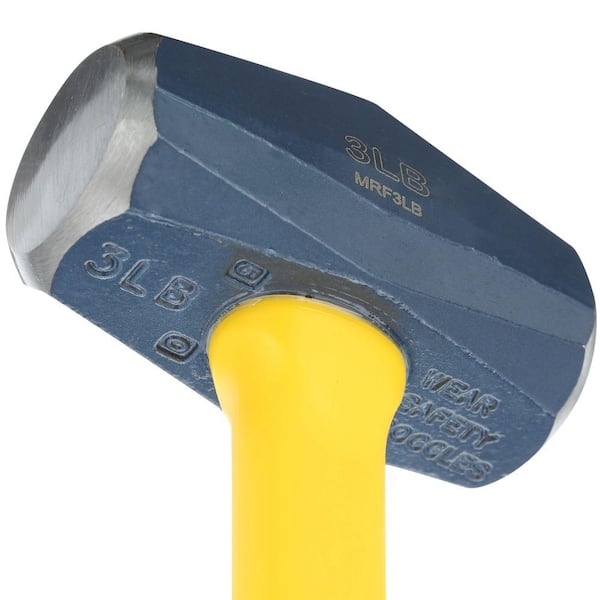 Estwing B3-3LB Hammer, 3 lb Head, Drilling, Steel Head, 1