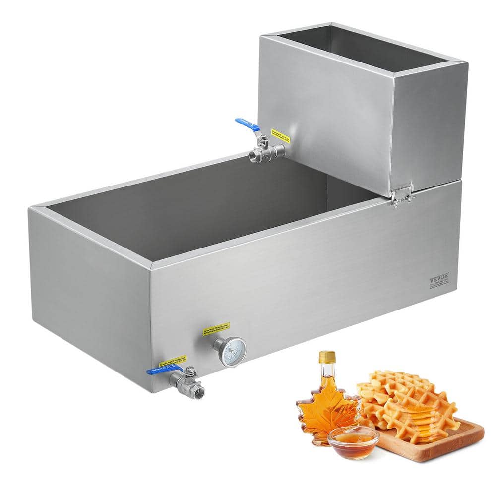 Maple Syrup Evaporator Pan,19.6 Gal.,285 Cups of 8.8oz. Maple Syrup,Flat Evaporator Pan with Thermometer,Stainless Steel price history on PriceWatchPro