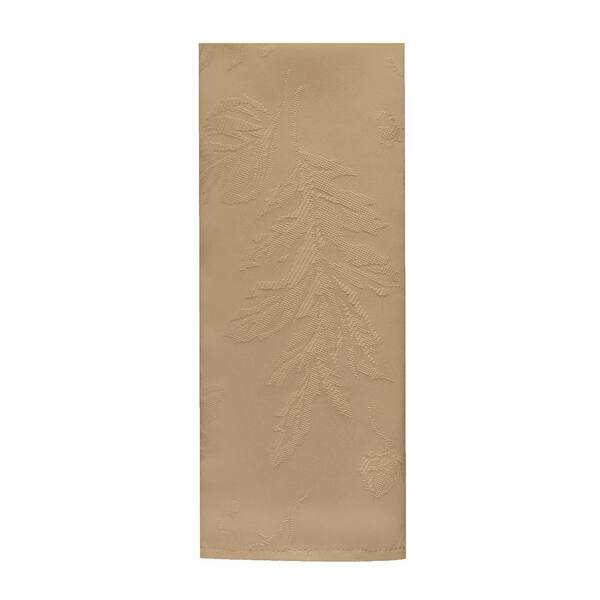 Elrene 17 in. W x 17 in. H Ivory Polyester Elegant Woven Leaves Jacquard  Damask Napkins (Set of 8) 91094IVR - The Home Depot