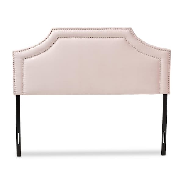 Baxton Studio Avignon Light Pink Queen Headboard