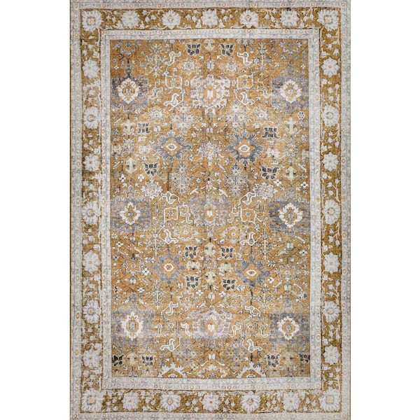 Addison Rugs Athena 4 Walnut 5 ft. x 7 ft. 7 in. Area Rug