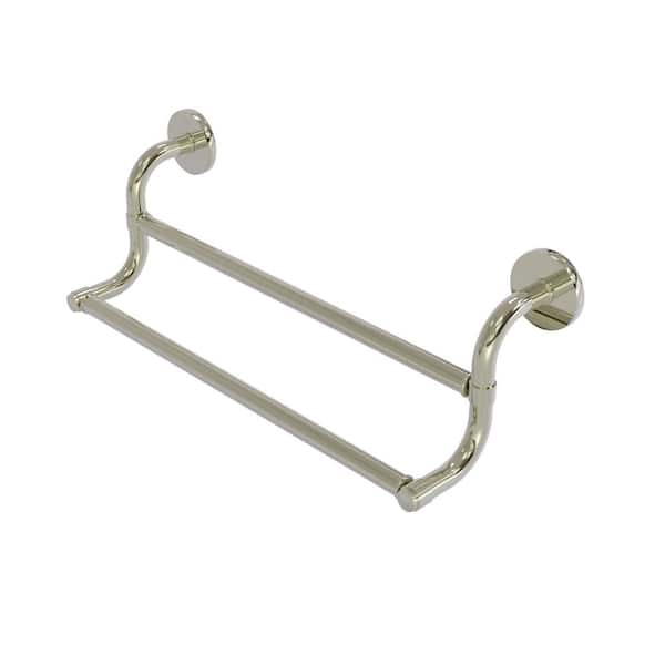 Allied Brass Remi Collection 30 in. Wall Mounted Double Towel Bar in Polished Nickel