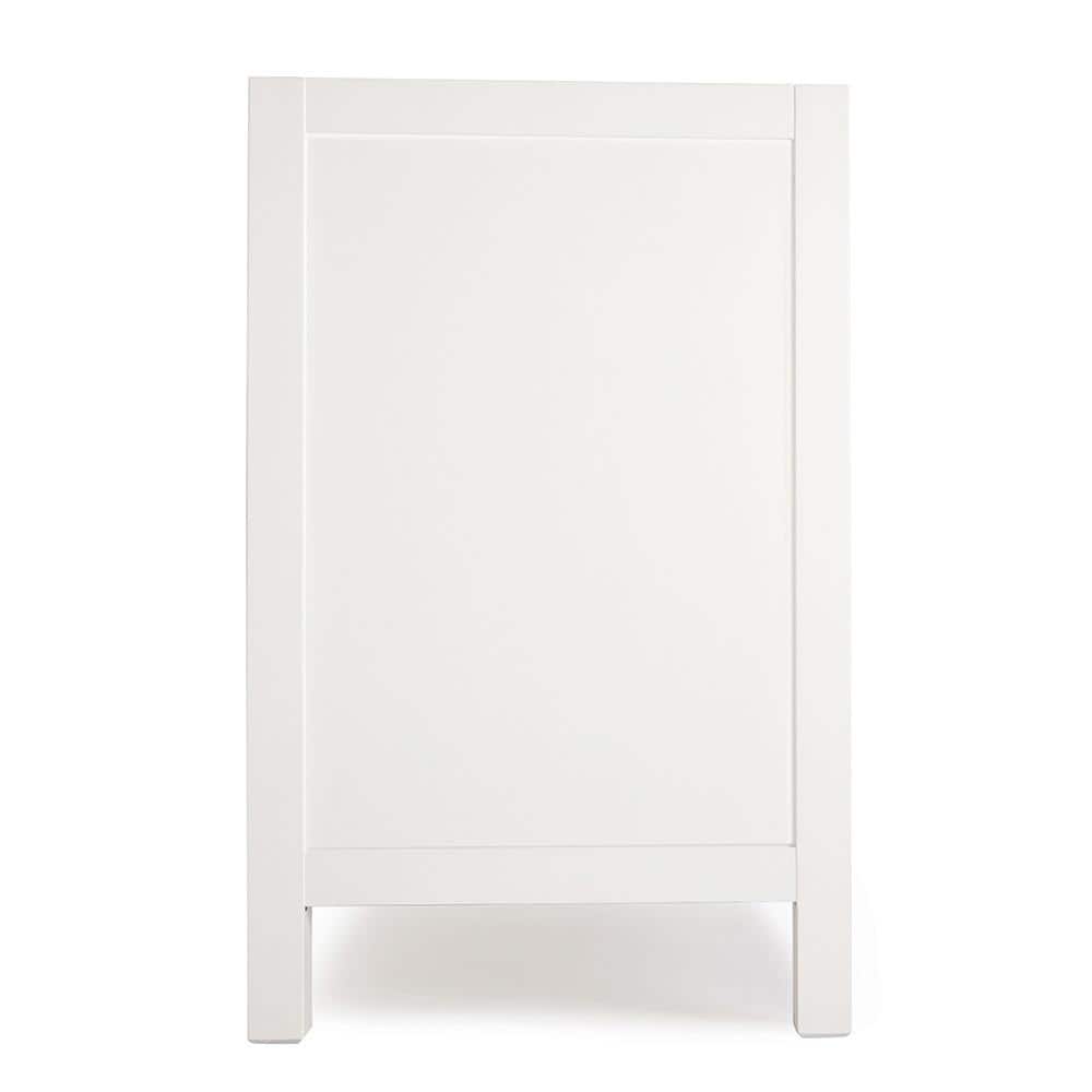 Ariel 36" White Solid Wood Freestanding Vanity Cabinet