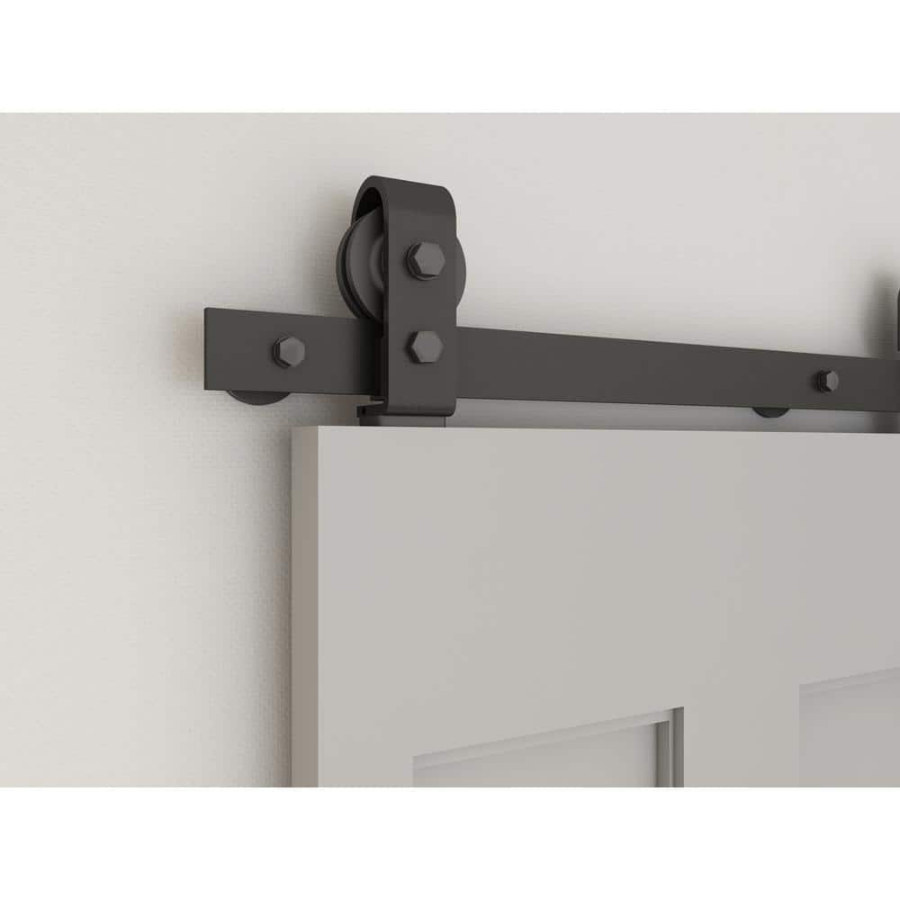 Matte Black Steel Folding Bi-Fold Door Hardware Kit