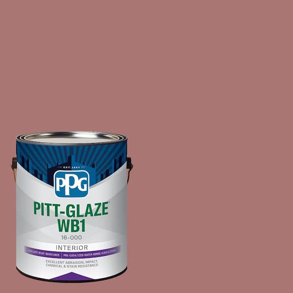 Pitt-Glaze 1 gal. PPG1055-5 Cinnamon Diamonds Eggshell Interior Waterborne 1-Part Epoxy Paint
