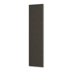 0.9 in. x 1.71ft. x 8.86 ft. Brown Acoustic/Sound Absorb 3D Oak Overlapping Wood Slat Decorative Wall Paneling 1-Pack