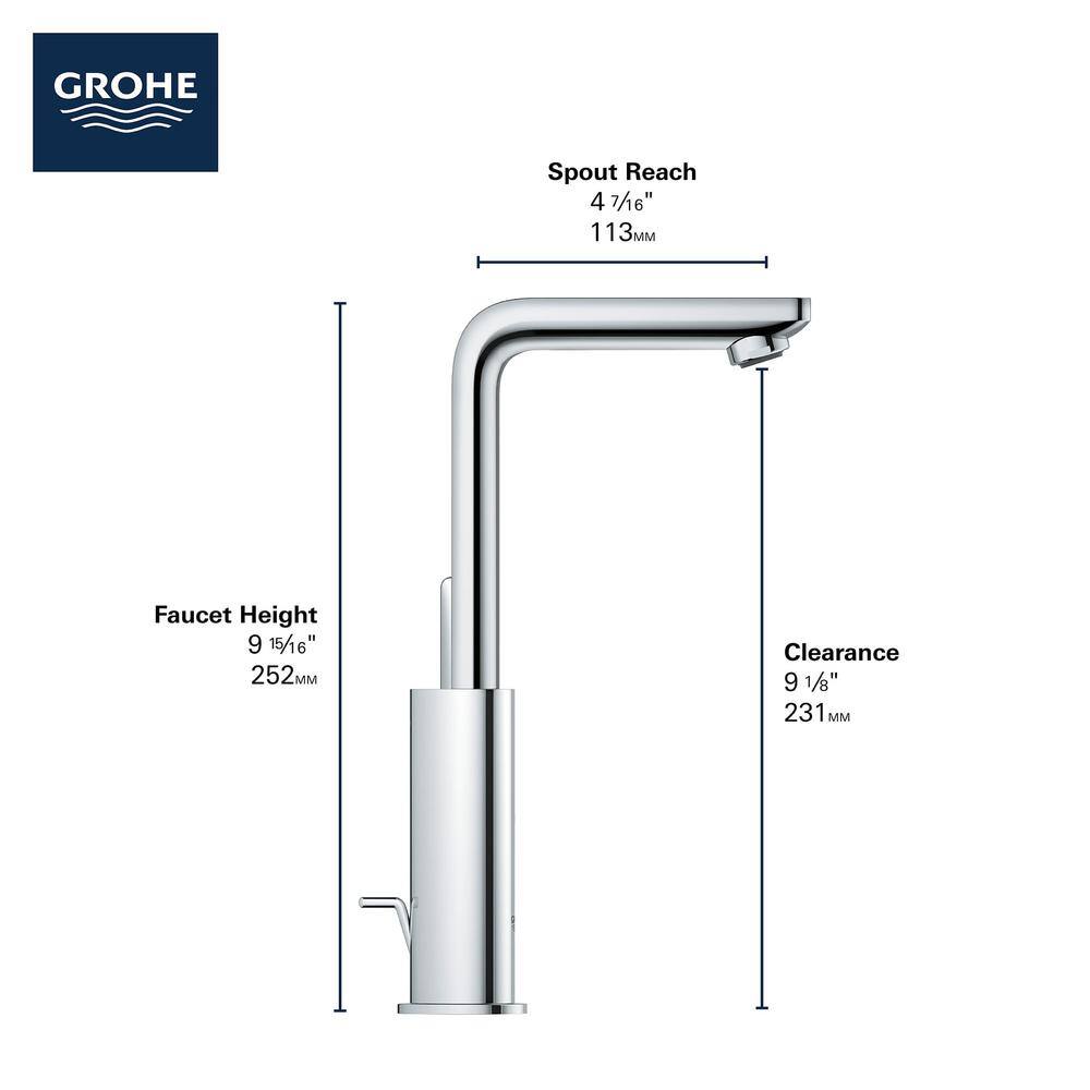 Lineare Sleek Single-Handle L-Size Bathtub Faucet in Brushed Nickel