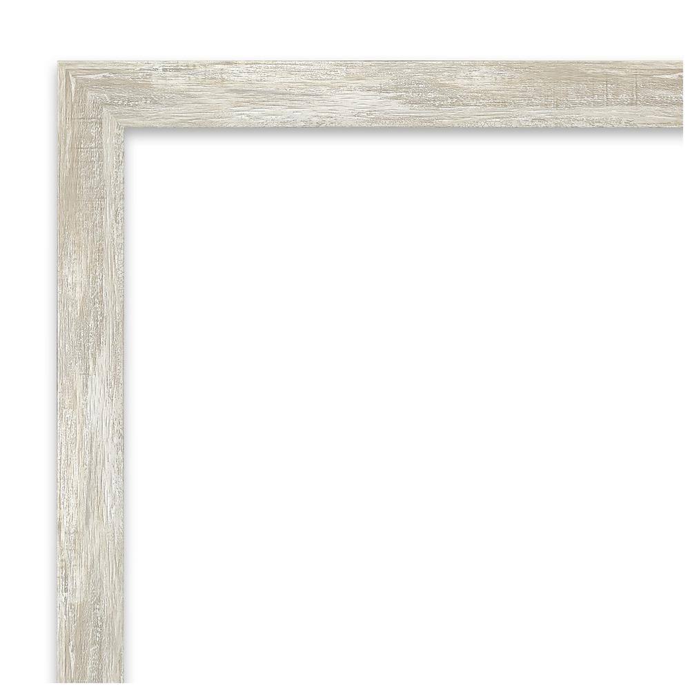 Crackled Metallic 44'' Silver Rectangular Vanity Wall Mirror