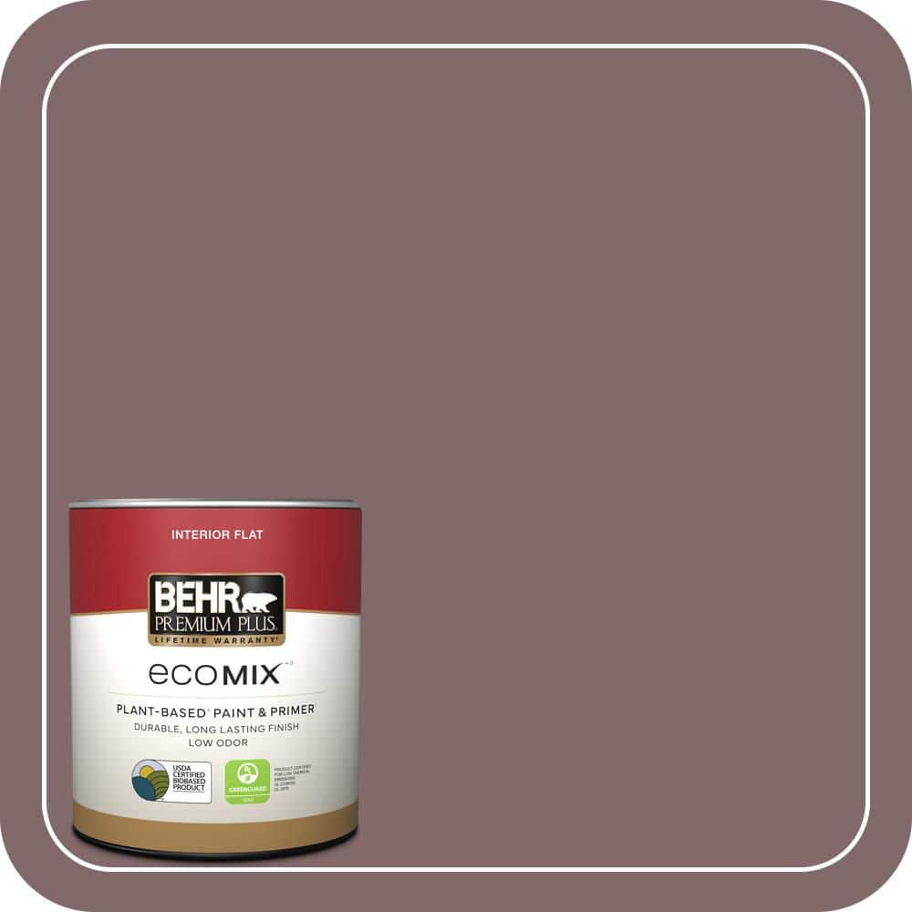 1 qt. #N120-6 Raisin in the Sun Flat EcoMix Plant-Based Interior Paint & Primer price history on PriceWatchPro