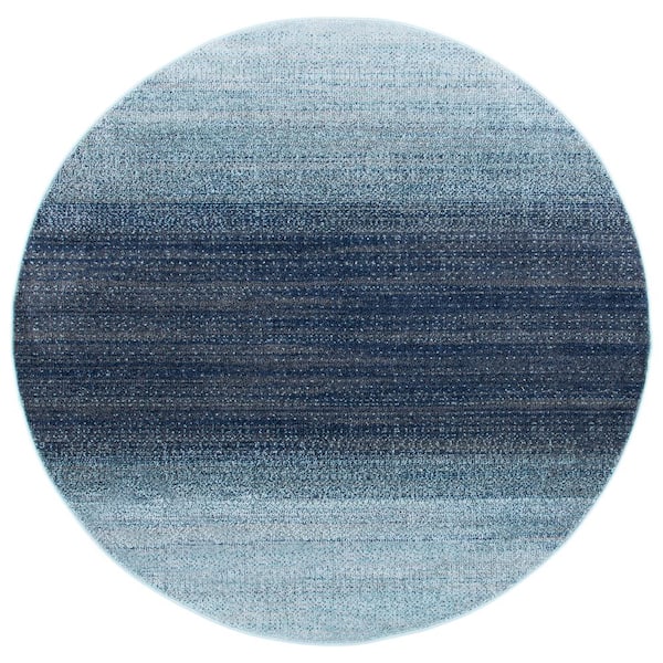 SAFAVIEH Adirondack Purple/Gray 6 ft. x 6 ft. Gradient Round Area Rug