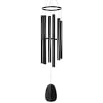 Signature Collection, Bells of Paradise, 68 in. Black Wind Chime