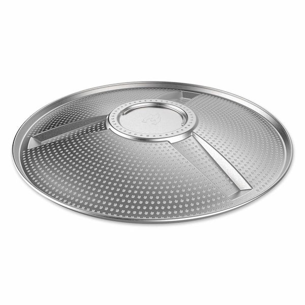 23.7 in Removable Stainless Steel Pellet Adapter for use with Yukon fire pit