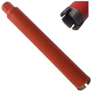1-1/4” Dry Diamond Core Drill Bit for Hard Concrete with SDS Plus Adapter Combo 