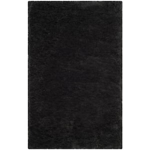 Sheep Shag Charcoal 5 ft. x 8 ft. Solid Area Rug