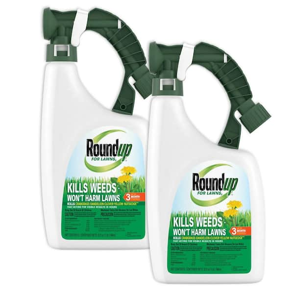 Roundup For Lawns₃ Ready-To-Spray, 32 Fl. Oz. (2-Pack) VB02242 - The ...