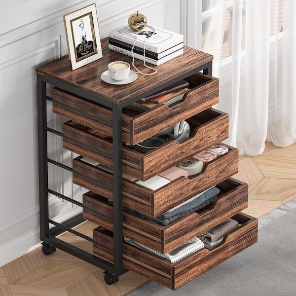 Rolling 5-Drawer Cart