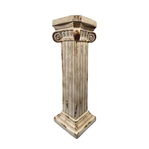 Noble House Jaxon Antique White MGO Concrete Indoor/Outdoor Plant