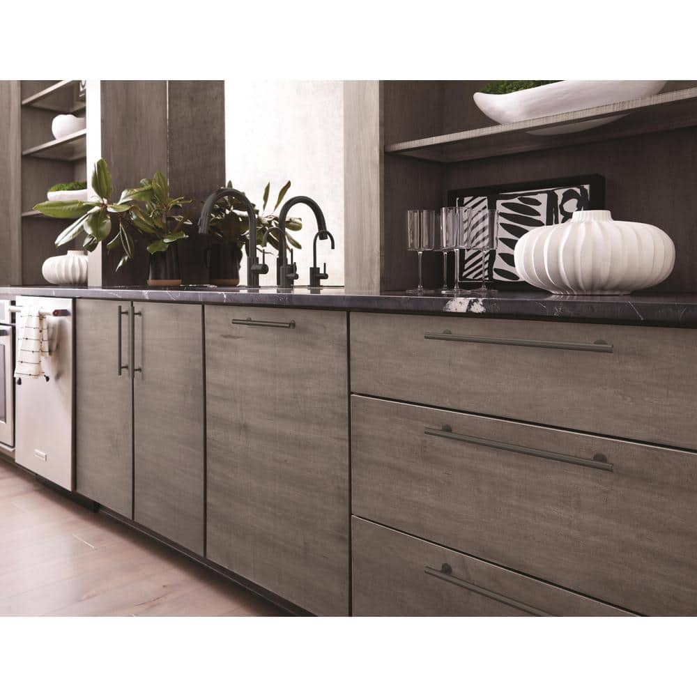 Matte Black Modern Bronze Cabinet Drawer Pull Bar