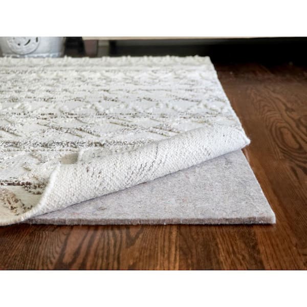 RUGPADUSA - Dual Surface - 10'x14' - 1/4 Thick - Felt + Rubber - Non-Slip  Backing Rug Pad - Safe for All Floors
