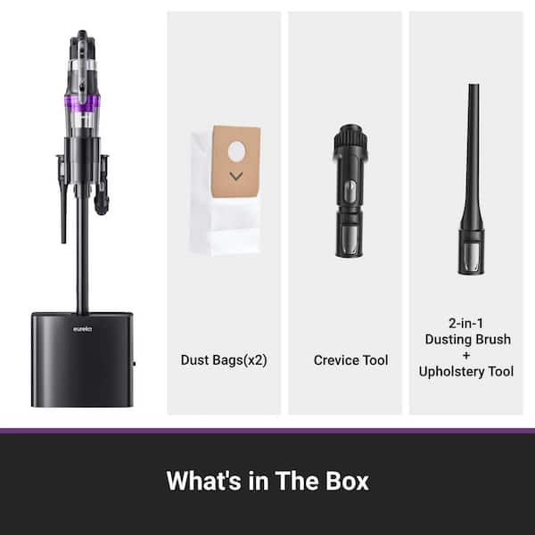 Stylus Elite Bagless Cordless Standard Filter Stick Vacuum Cleaner for Multi-Surface and Pet Hair Black, 60-min Run Time