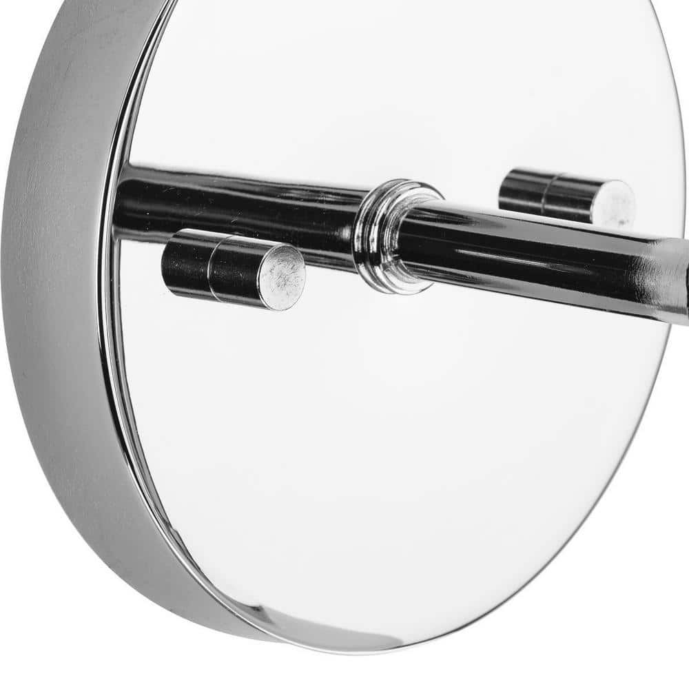 Cofield Polished Chrome Slender Wall Sconce with Cylindrical Glass Shade