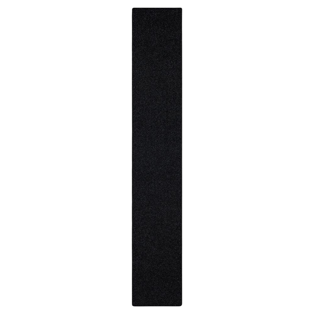 Mohawk Home - All Purpose Tri-Rib Black 2 ft. x 12 ft. Indoor/Outdoor Commercial Mat