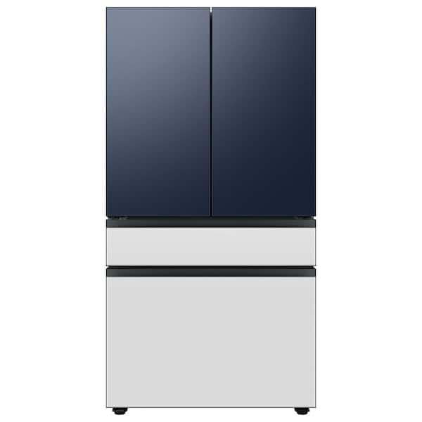 navy blue samsung refrigerator