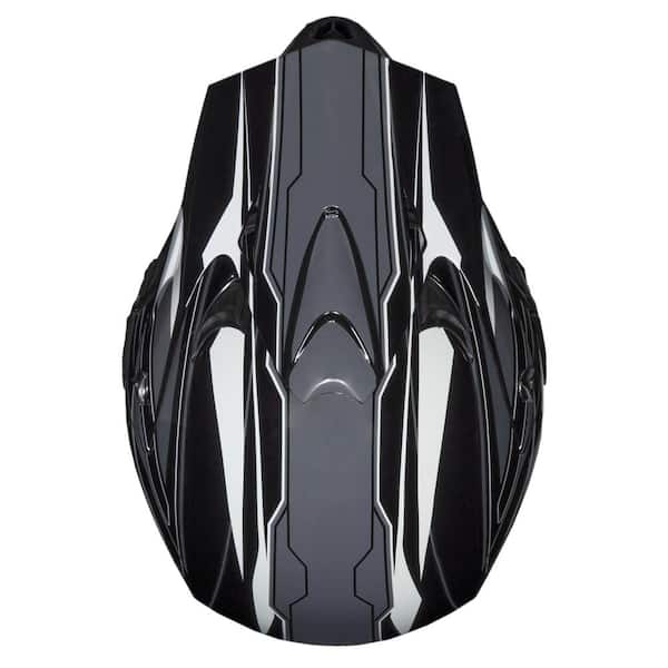 Raider RX1 X-Large Black/Silver Adult MX 2121916 - The Home Depot