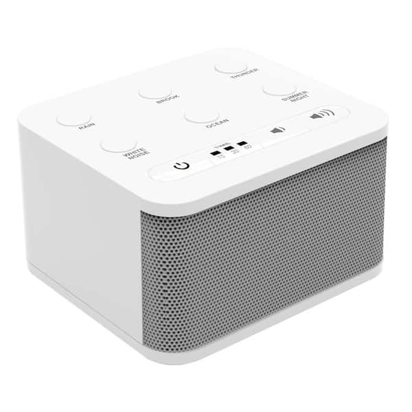 Big Red Rooster Sound Machine with 6-Sounds, White