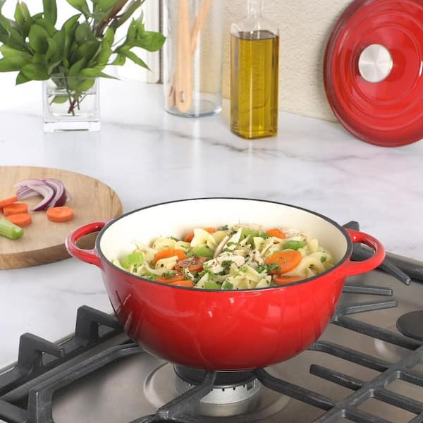 Gibson Home Addlestone 2.65 qt. Enameled Cast Iron Dutch Oven with