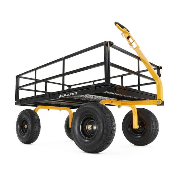 GORILLA CARTS 1,400 lb. Super Heavy Duty Steel Utility Cart