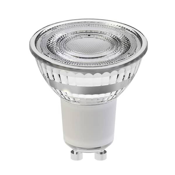 50.0-Watt Equivalent PAR16 Reflector Indoor floodlight GU10 base LED Light Bulb Bright White Dimmable Bulb 3-Pack
